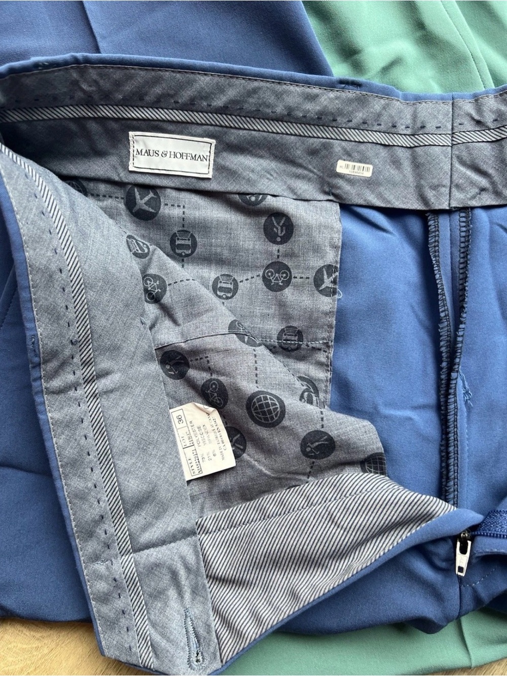 Maurices Chinos in Teal and Royal Blue - Picture 3 of 11